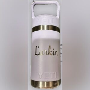 YETI RAMBLER® JR. 12 OZ KIDS WATER BOTTLE WITH COLOR-MATCHED STRAW CAP